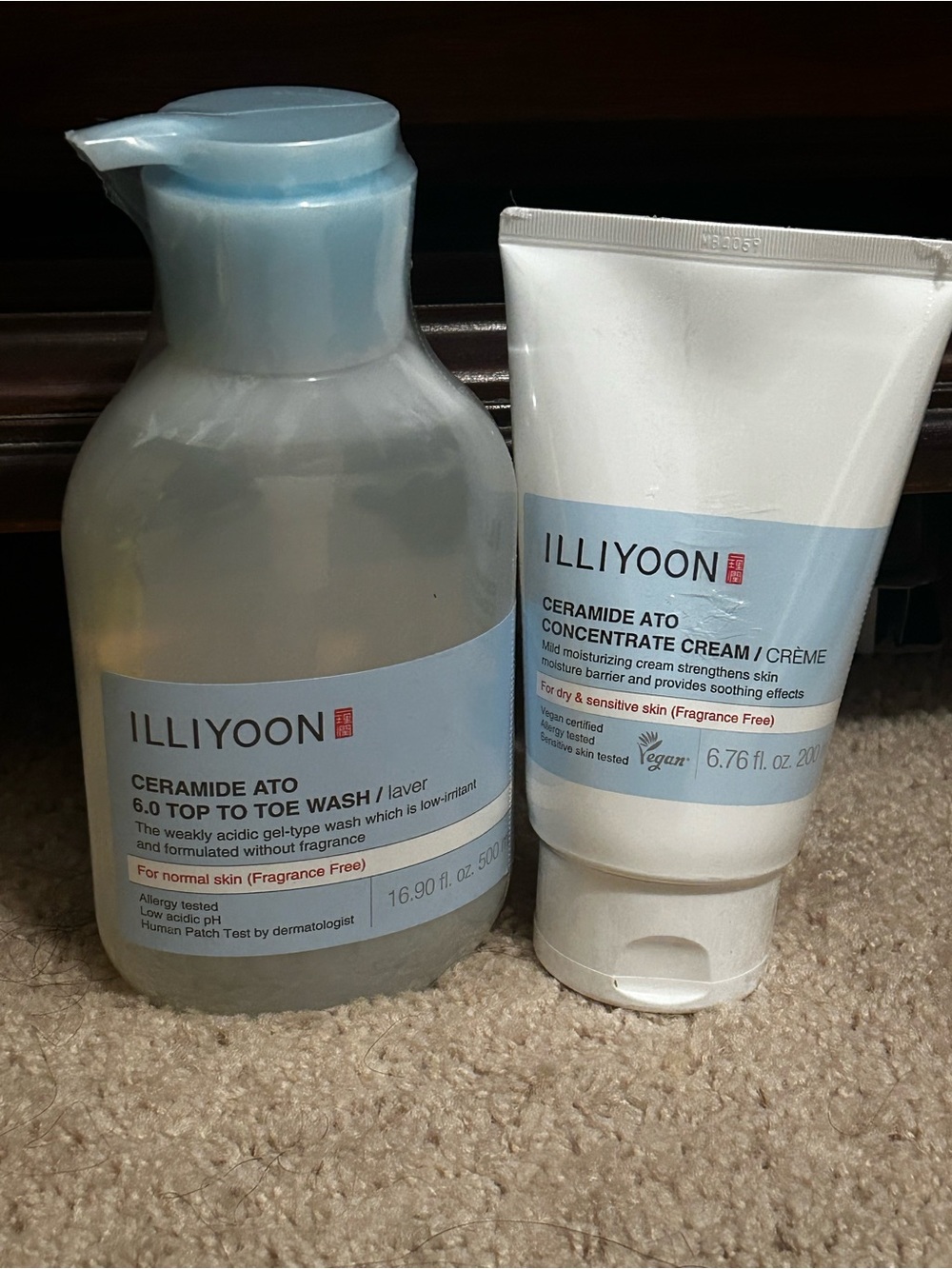 Illiyoon ATO Top to Toe Wash & Concentrate Cream
